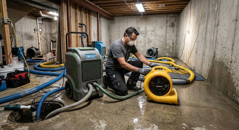 Basement Drying in Chandler, AZ