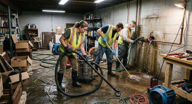 Burst Pipe Cleanup in Gilbert, AZ