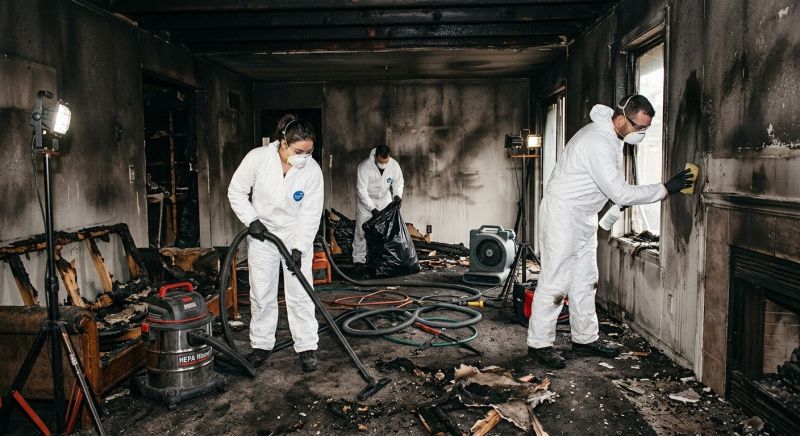 Fire Damage Cleanup in Mesa, AZ