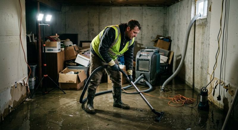 Flooded Basement Cleanup in Chandler, AZ