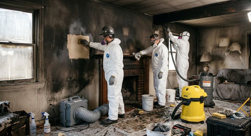 Soot Damage Cleanup in Napa, CA