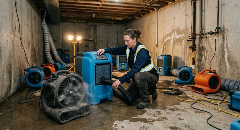 Basement Drying in Scottsdale, AZ