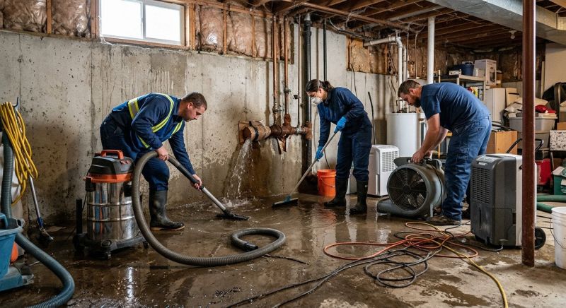 Basement Water Cleanup in Chandler, AZ