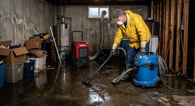 Basement Water Extraction in Mesa, AZ