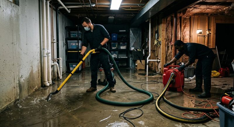 Basement Water Extraction in Chandler, AZ