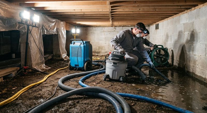 Basement Water Extraction in Gilbert, AZ