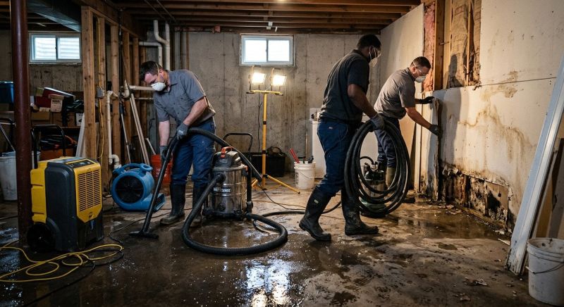 Basement Water Removal in Scottsdale, AZ