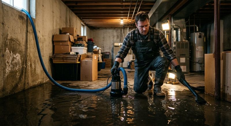 Basement Water Removal in Gilbert, AZ