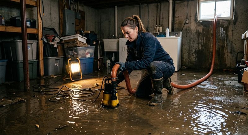 Basement Water Removal in Gilbert, AZ