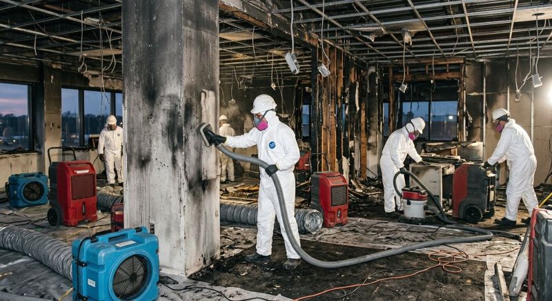 Commercial Fire Restoration in Santa Rosa, CA