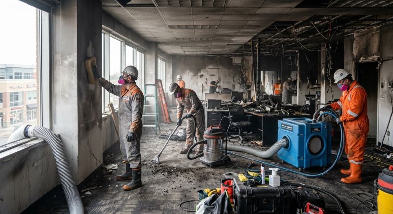 Commercial Fire Restoration in Santa Rosa, CA
