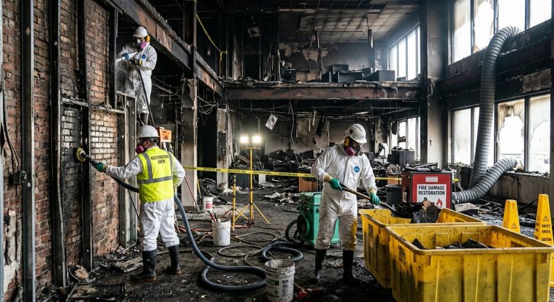 Commercial Fire Restoration in Santa Rosa, CA