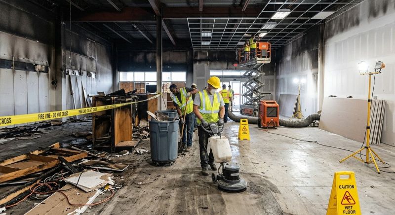 Commercial Fire Restoration in Scottsdale, AZ