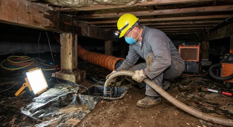 Crawl Space Water Remediation in Scottsdale, AZ
