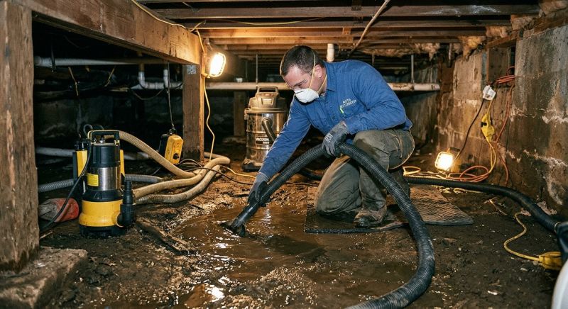 Crawlspace Water Removal in Mesa, AZ