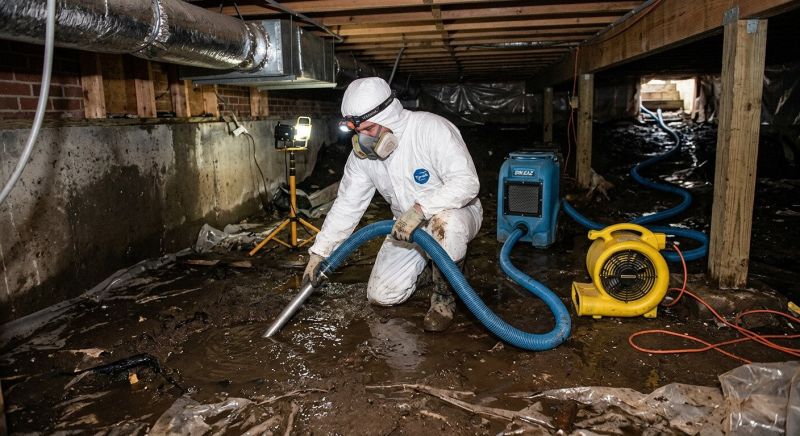 Crawlspace Water Restoration in Gilbert, AZ