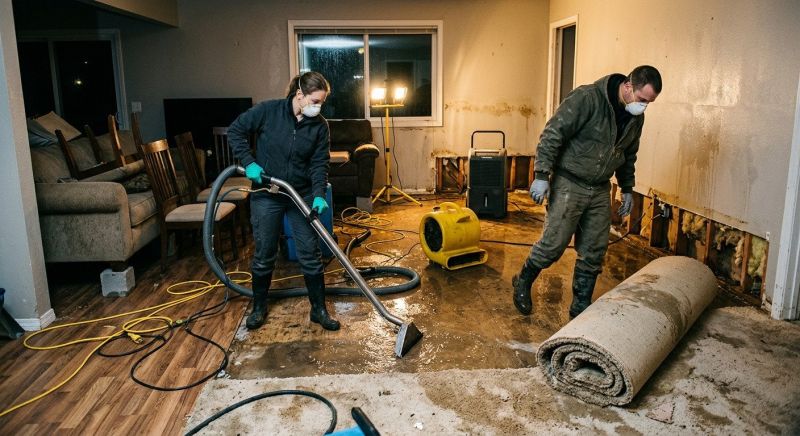 Emergency Water Damage Cleanup in Gilbert, AZ