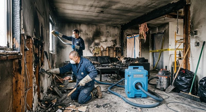 Fire Damage Cleanup in Phoenix, AZ