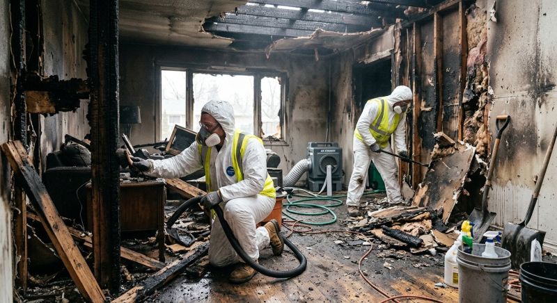 Fire Damage Cleanup in Mesa, AZ