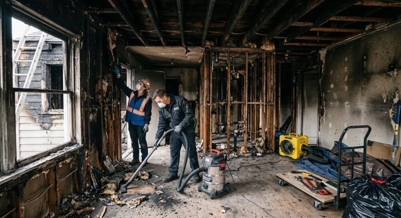 Fire Damage Cleanup in Mesa, AZ