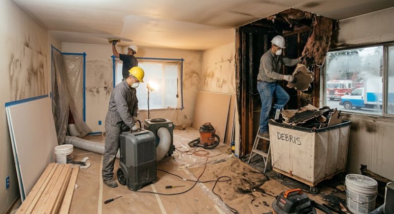 Fire Damage Reconstruction in Santa Rosa, CA