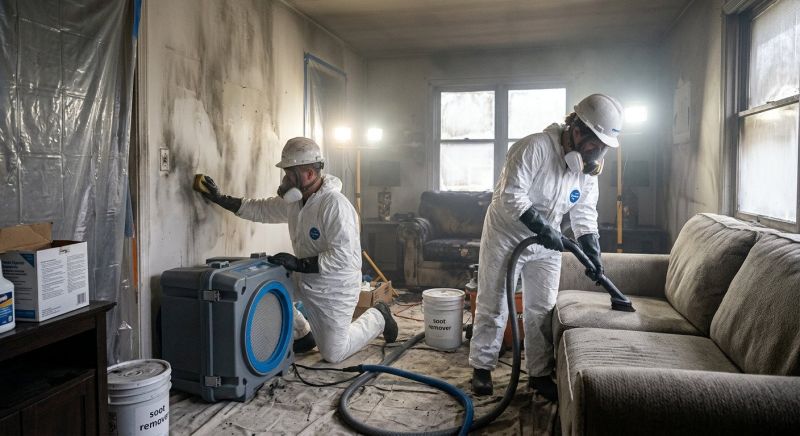 Soot Damage Restoration in Santa Rosa, CA